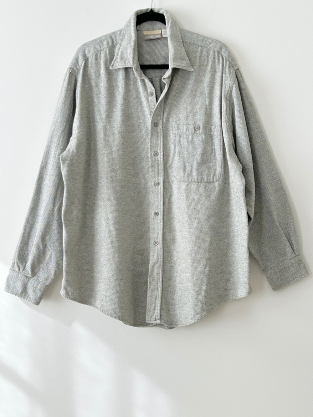 Coldwater Creek 100% Cotton Flannel Shirt Jacket